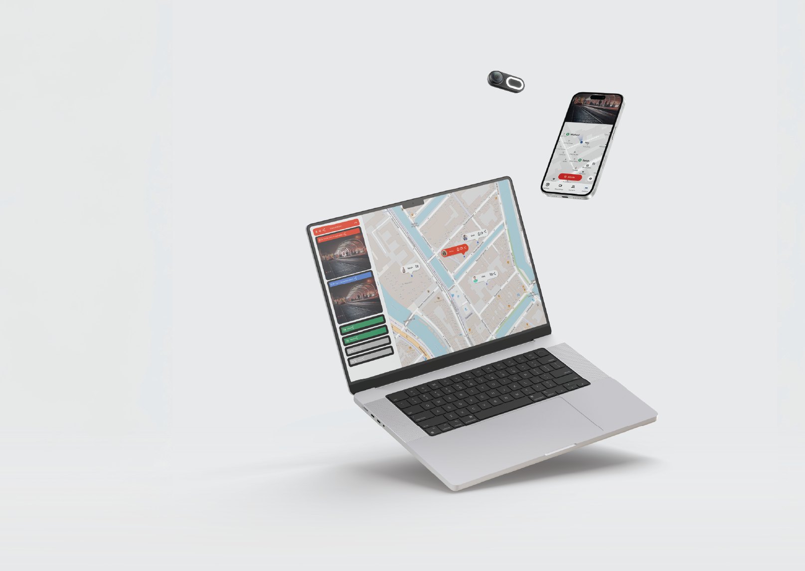 PhoneCam-platform met bodycamera, smartphone-app en meldkamersoftware